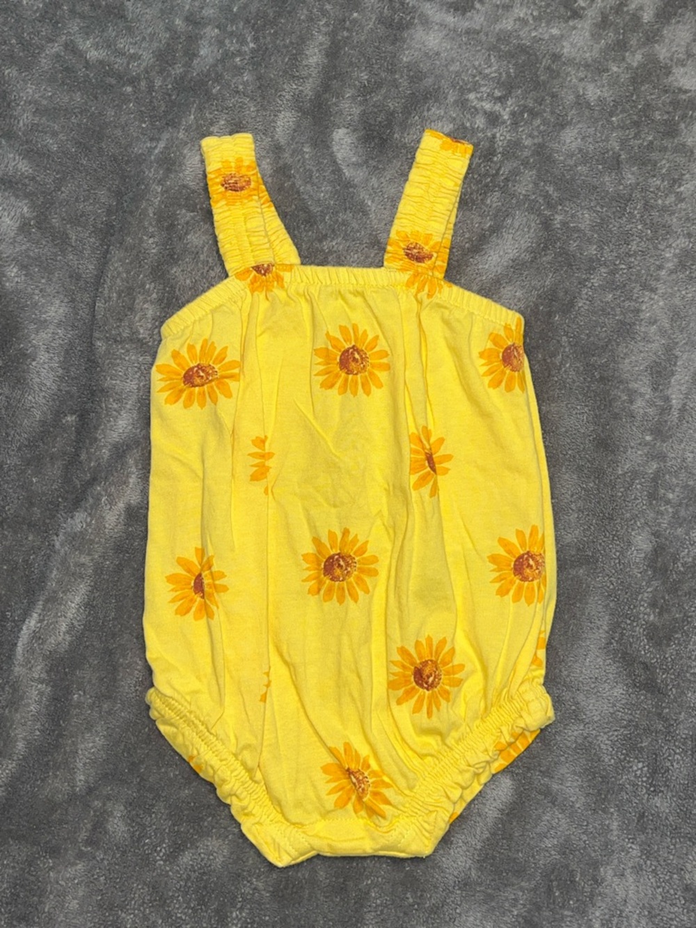 Old Navy Yellow Sunflower Baby One-Piece